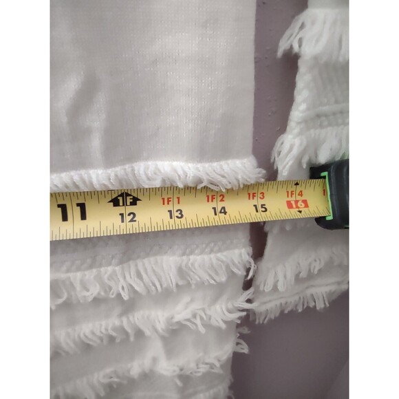Trina Turk Ivory Fringe Sass Merino Wool Dress Size Small Please Read Descript - Picture 9 of 10